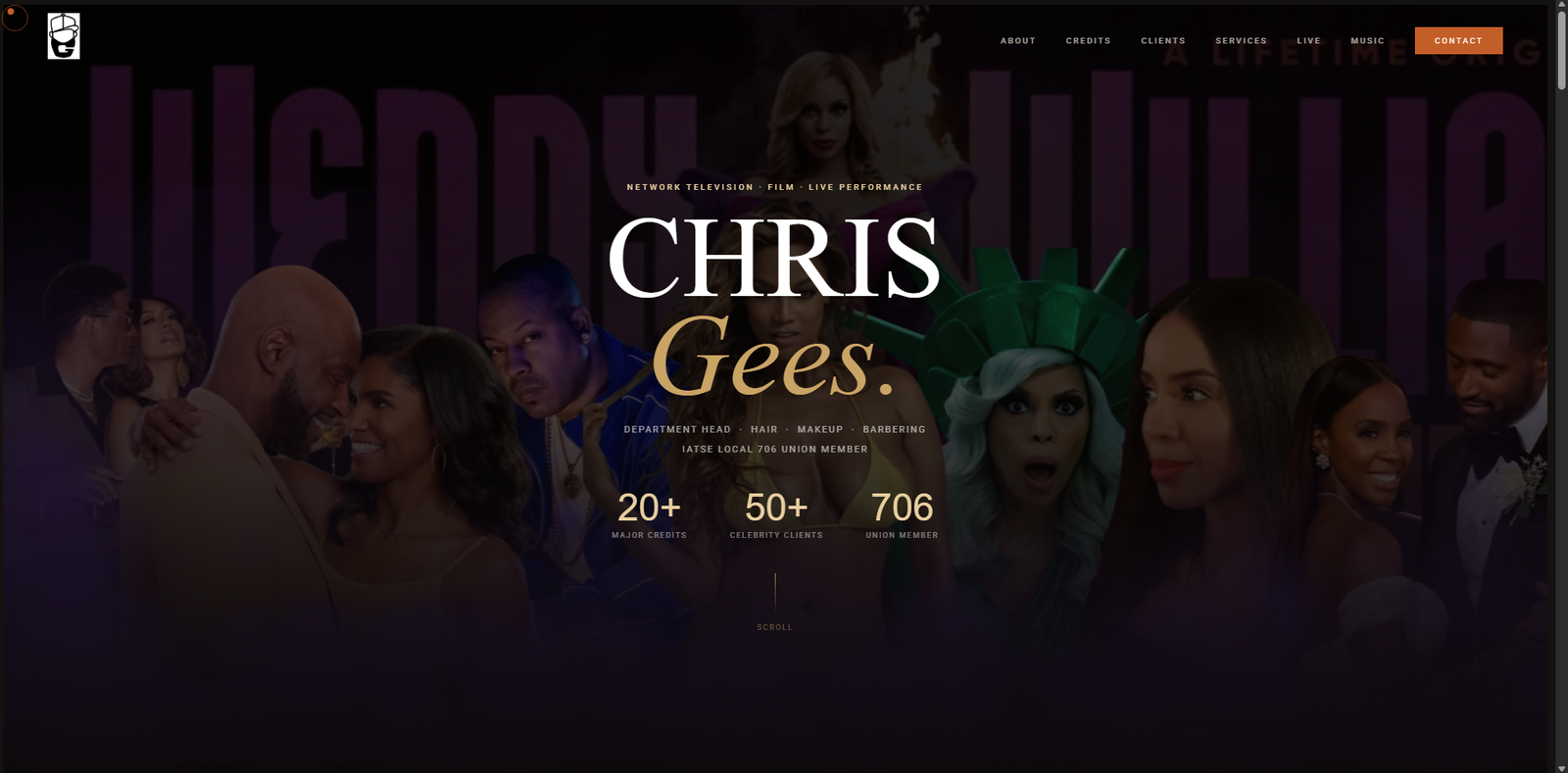 Chris Gees Studio website capture (chrisgees.com)